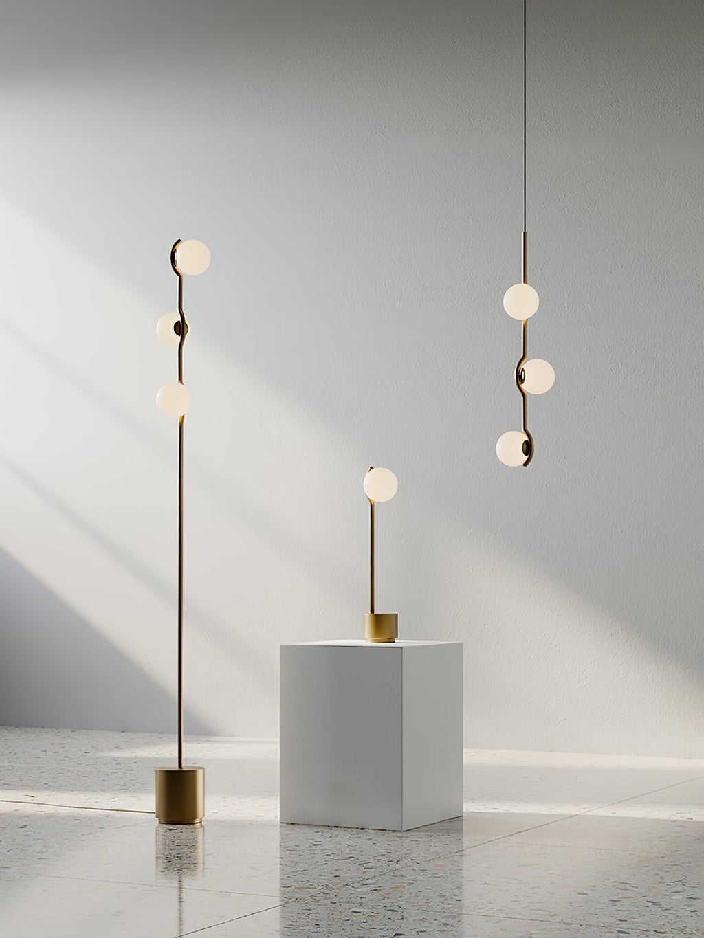Fayno Lustre Globe Blanc - Neutralighting