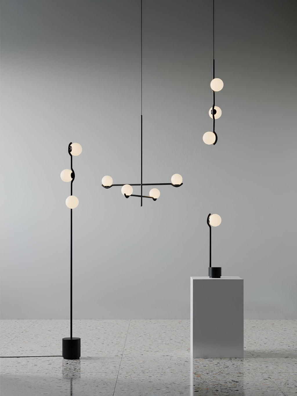 Fayno Lustre Globe Blanc - Neutralighting