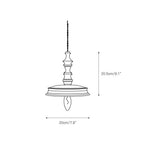 Iraeiel Ancien Minimaliste Bois Suspension - Neutralighting