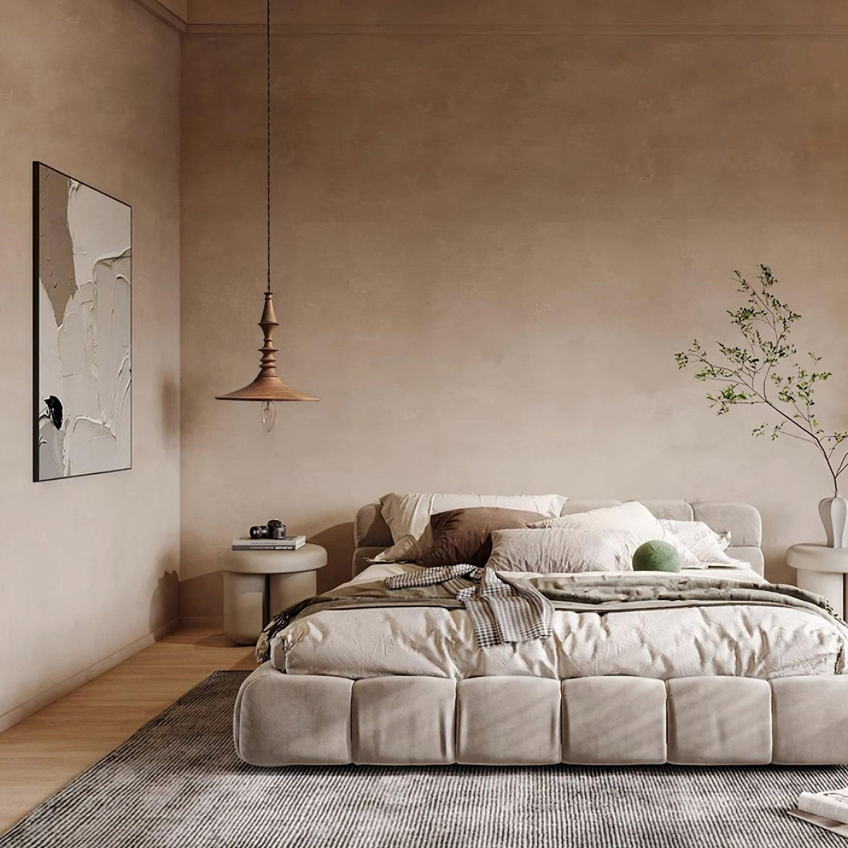 Tessira Suspension Industrielle en Bois - Neutralighting