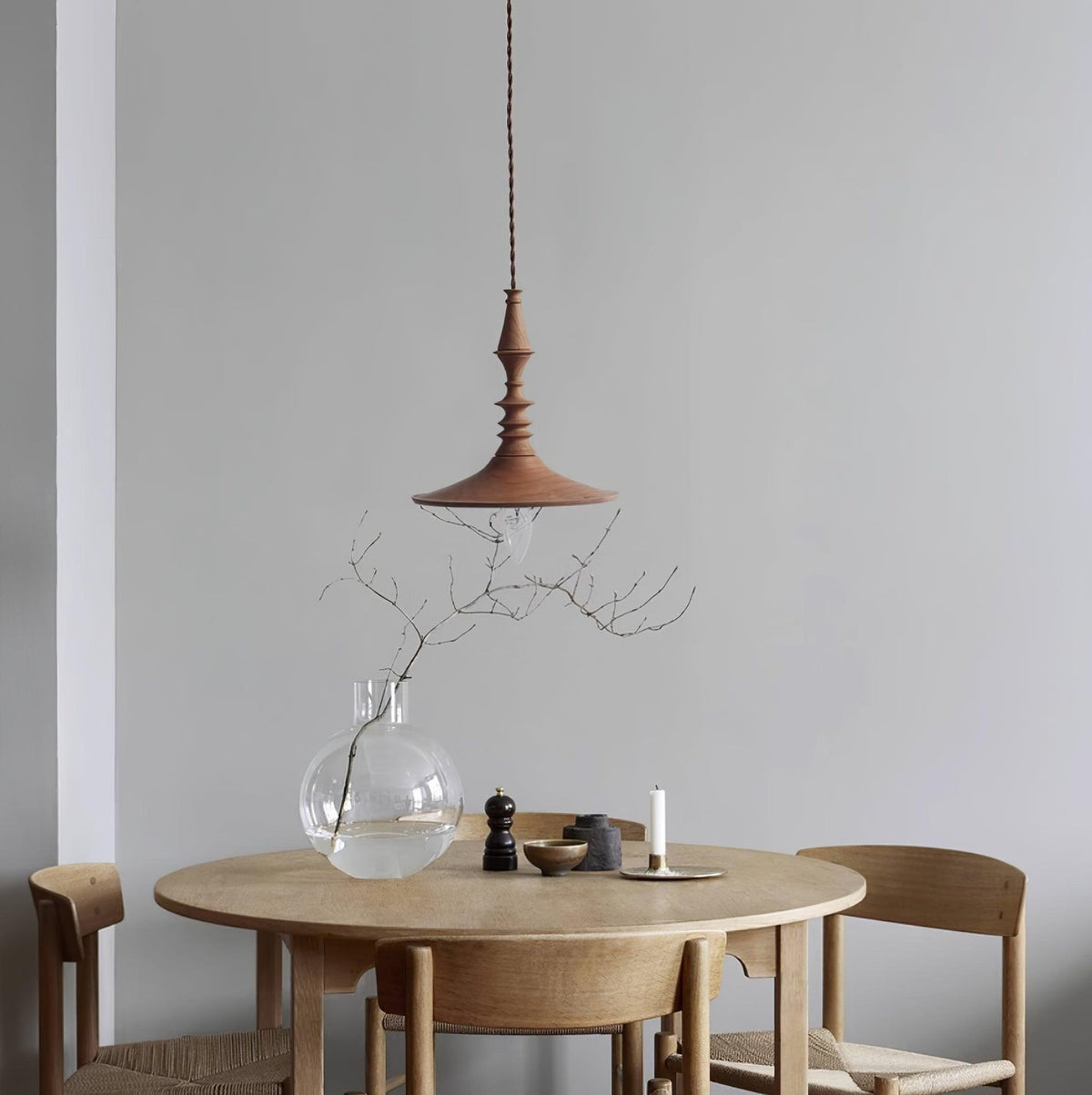 Tessira Suspension Industrielle en Bois - Neutralighting