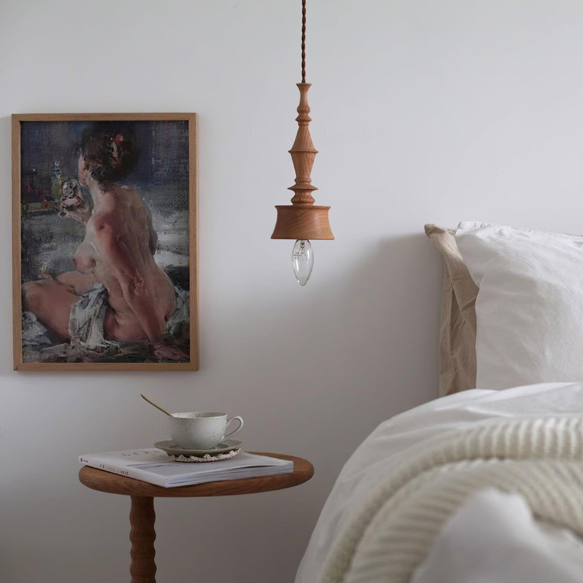 Tessira Suspension Industrielle en Bois - Neutralighting