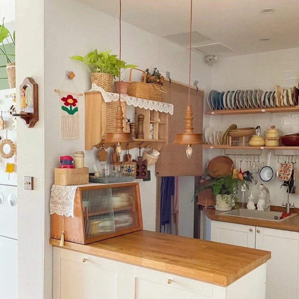 Tessira Suspension Industrielle en Bois - Neutralighting