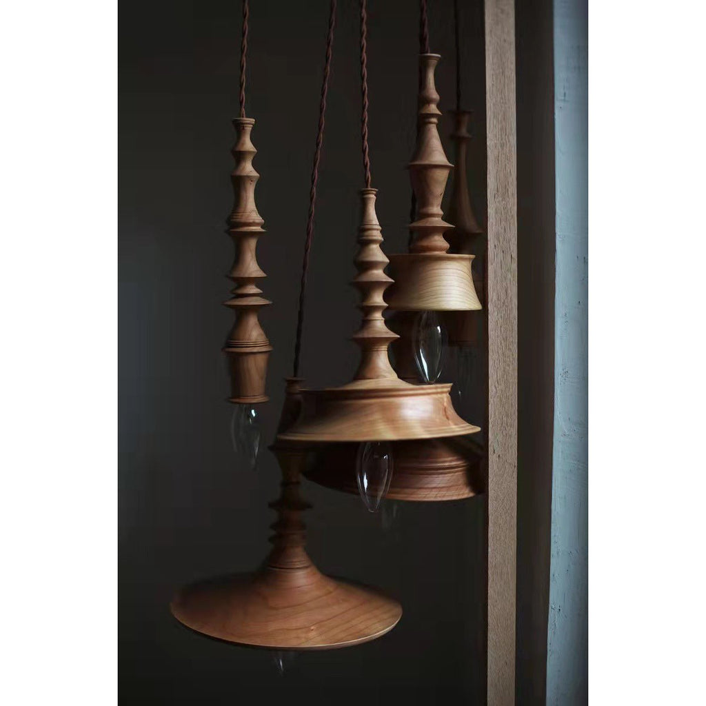 Tessira Suspension Industrielle en Bois - Neutralighting
