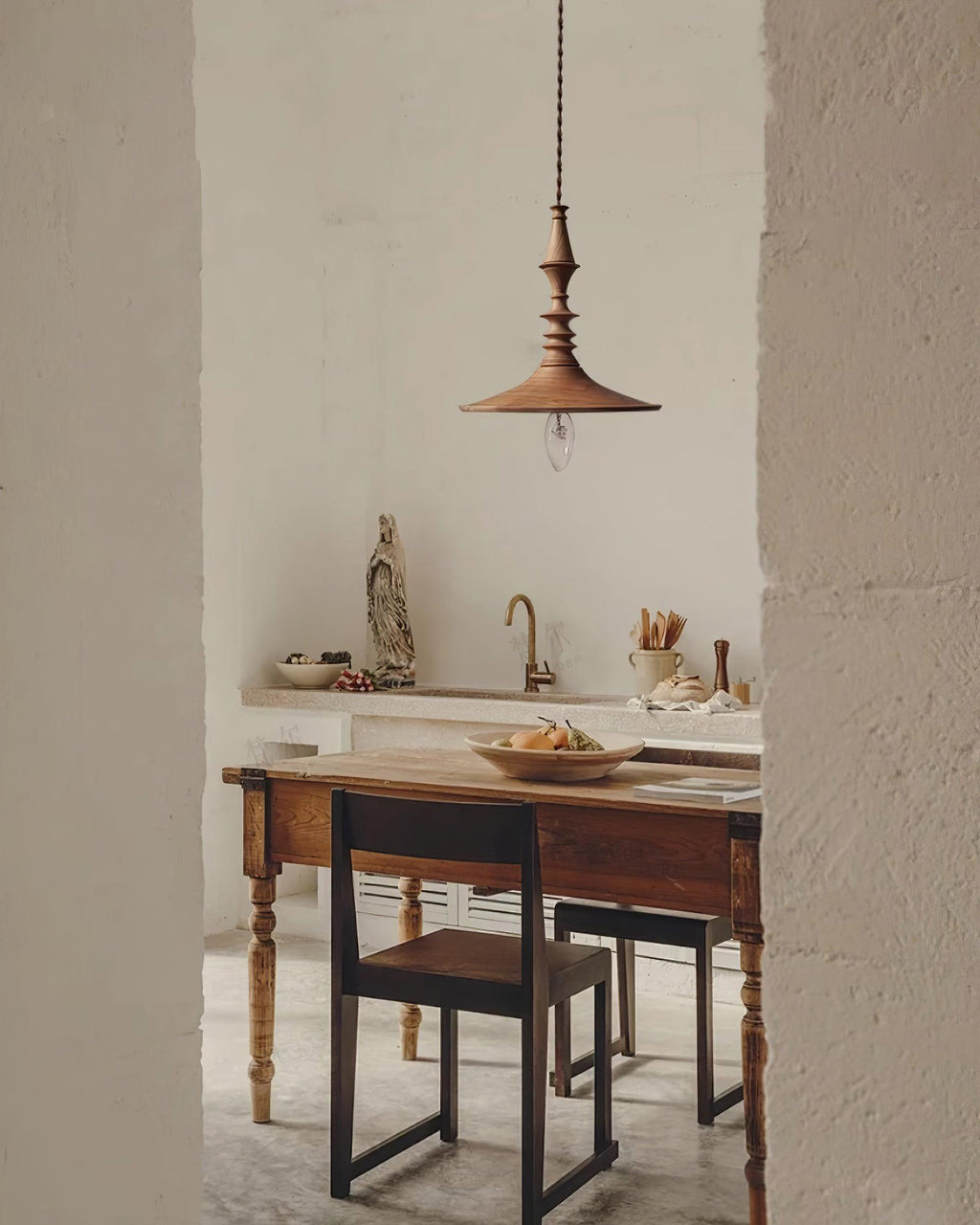 Tessira Suspension Industrielle en Bois - Neutralighting