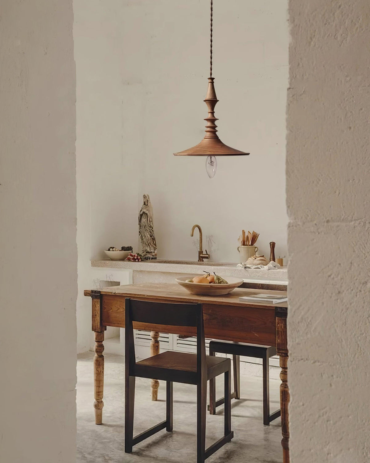 Tessira Suspension Industrielle en Bois - Neutralighting