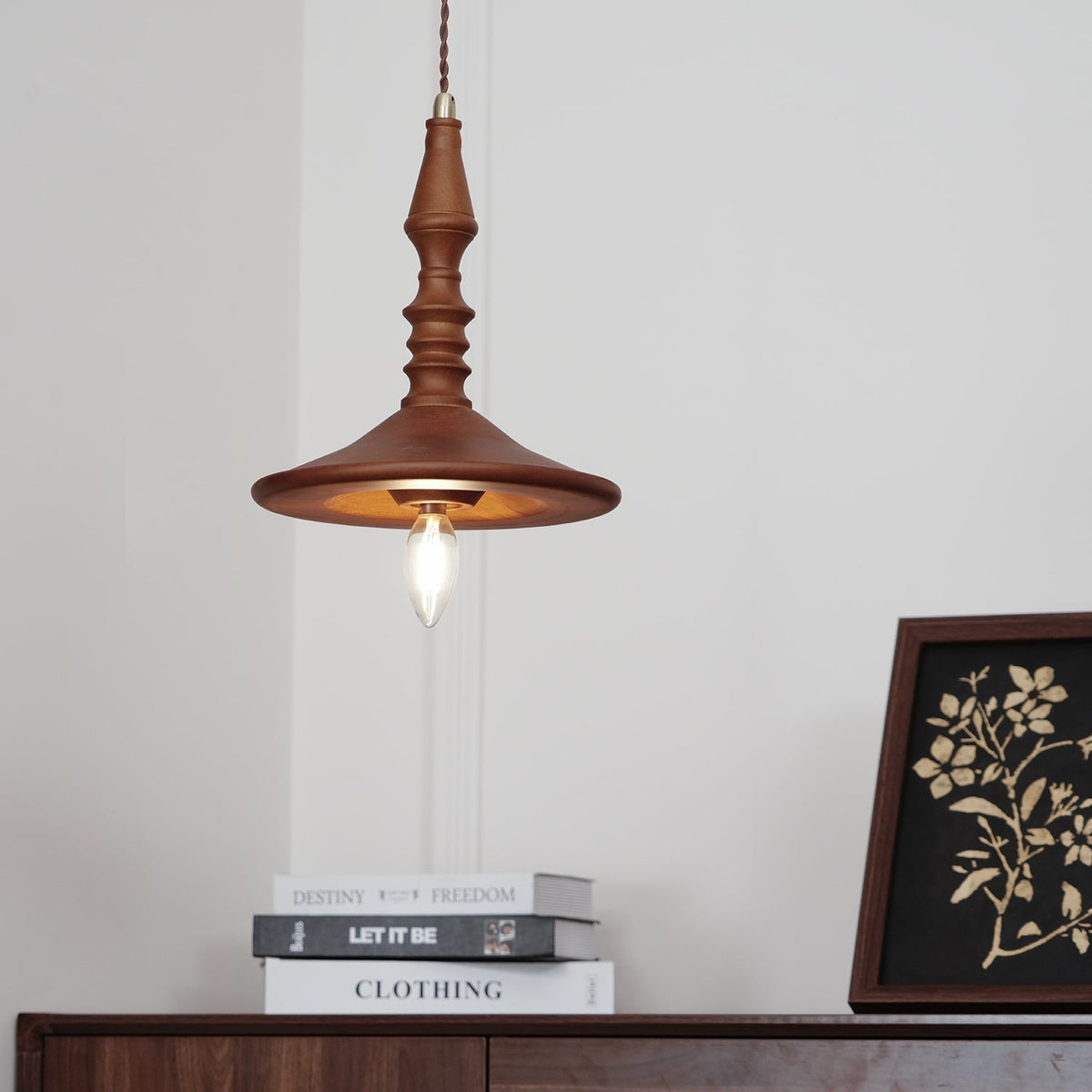 Tessira Suspension Industrielle en Bois - Neutralighting