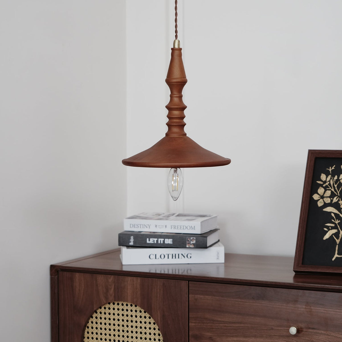 Tessira Suspension Industrielle en Bois - Neutralighting