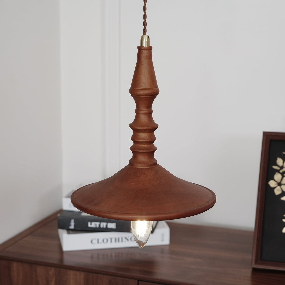 Tessira Suspension Industrielle en Bois - Neutralighting
