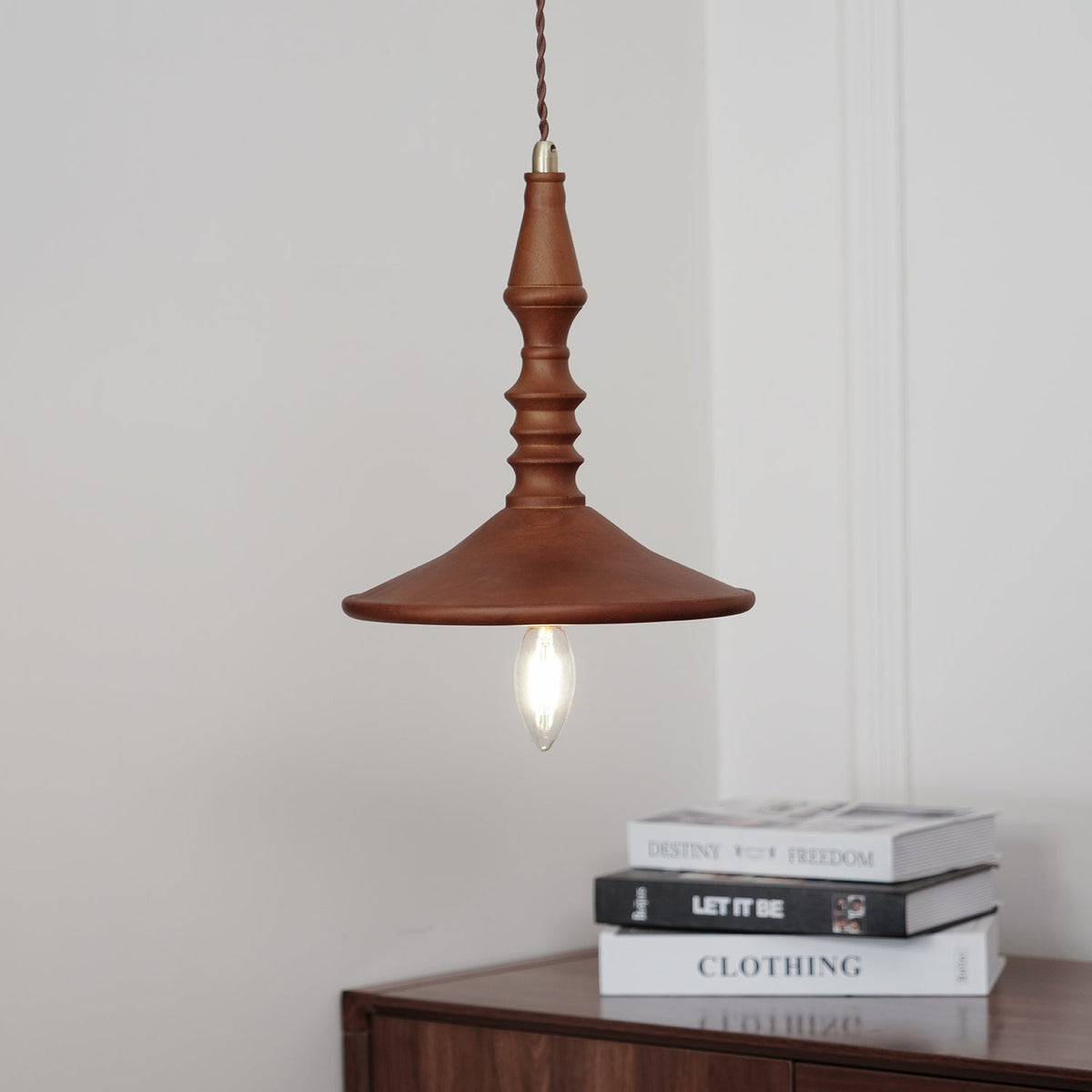 Tessira Suspension Industrielle en Bois - Neutralighting