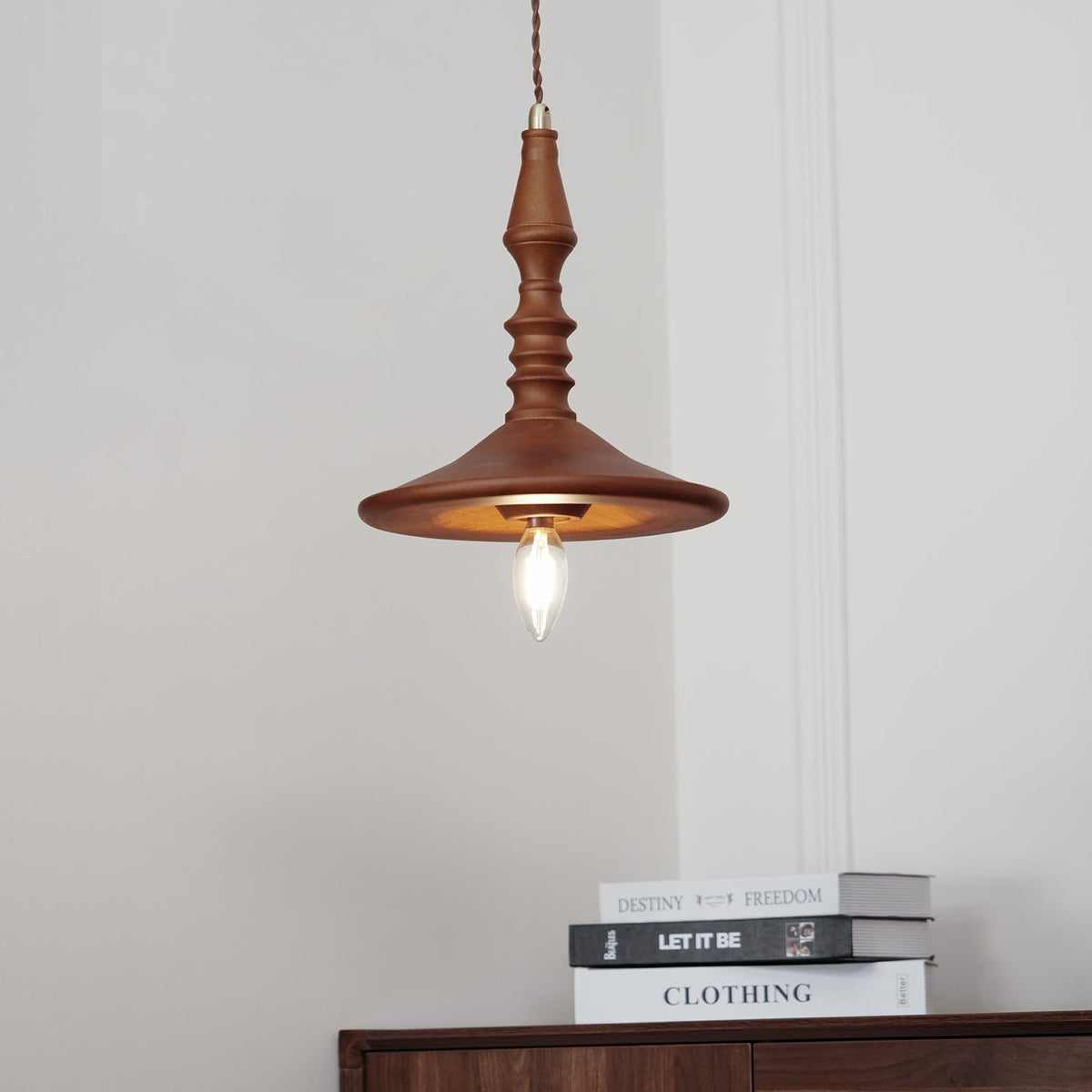 Tessira Suspension Industrielle en Bois - Neutralighting