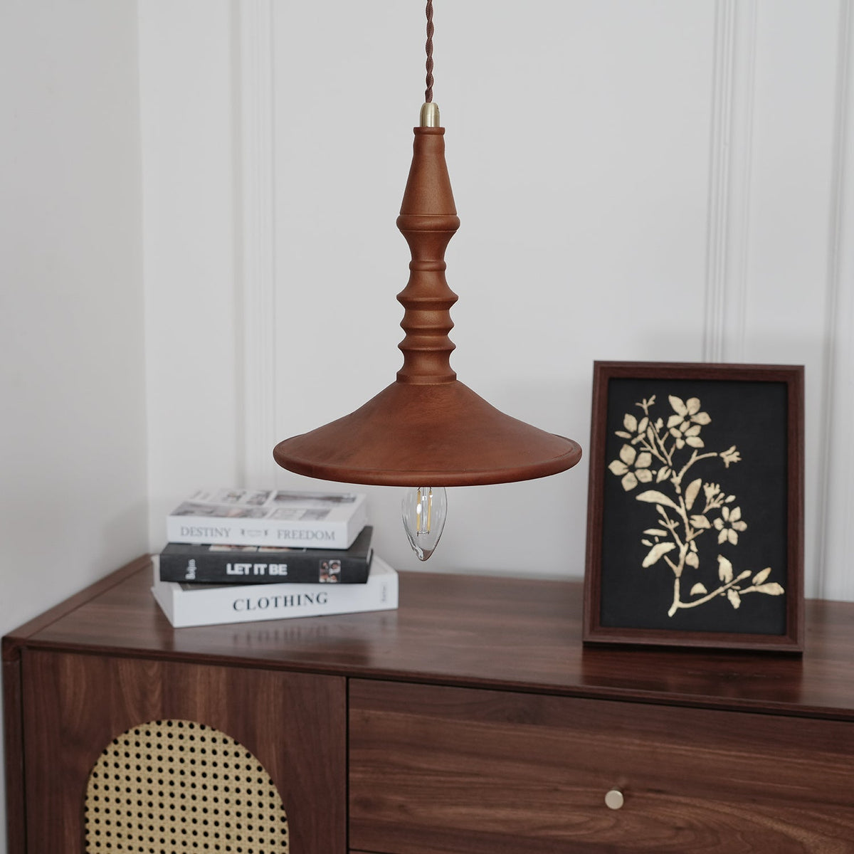 Tessira Suspension Industrielle en Bois - Neutralighting