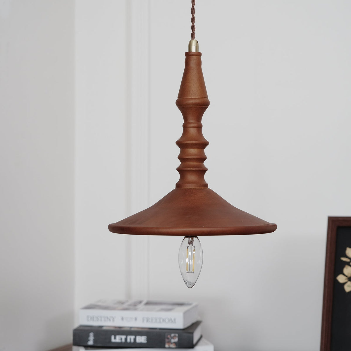 Tessira Suspension Industrielle en Bois - Neutralighting