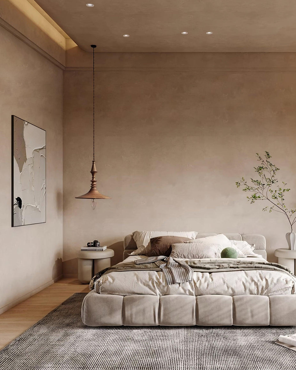 Tessira Suspension Industrielle en Bois - Neutralighting