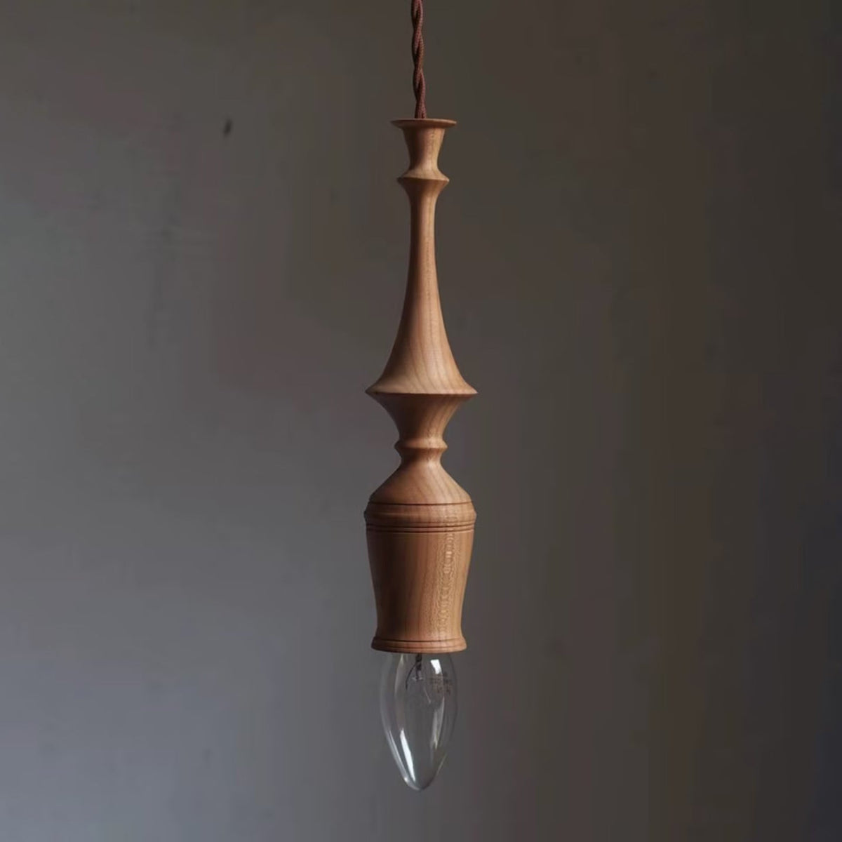 Tessira Suspension Industrielle en Bois - Neutralighting
