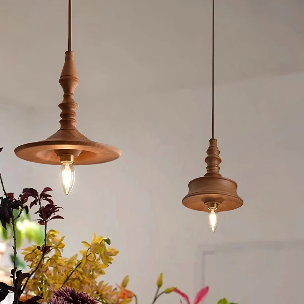 Tessira Suspension Industrielle en Bois - Neutralighting