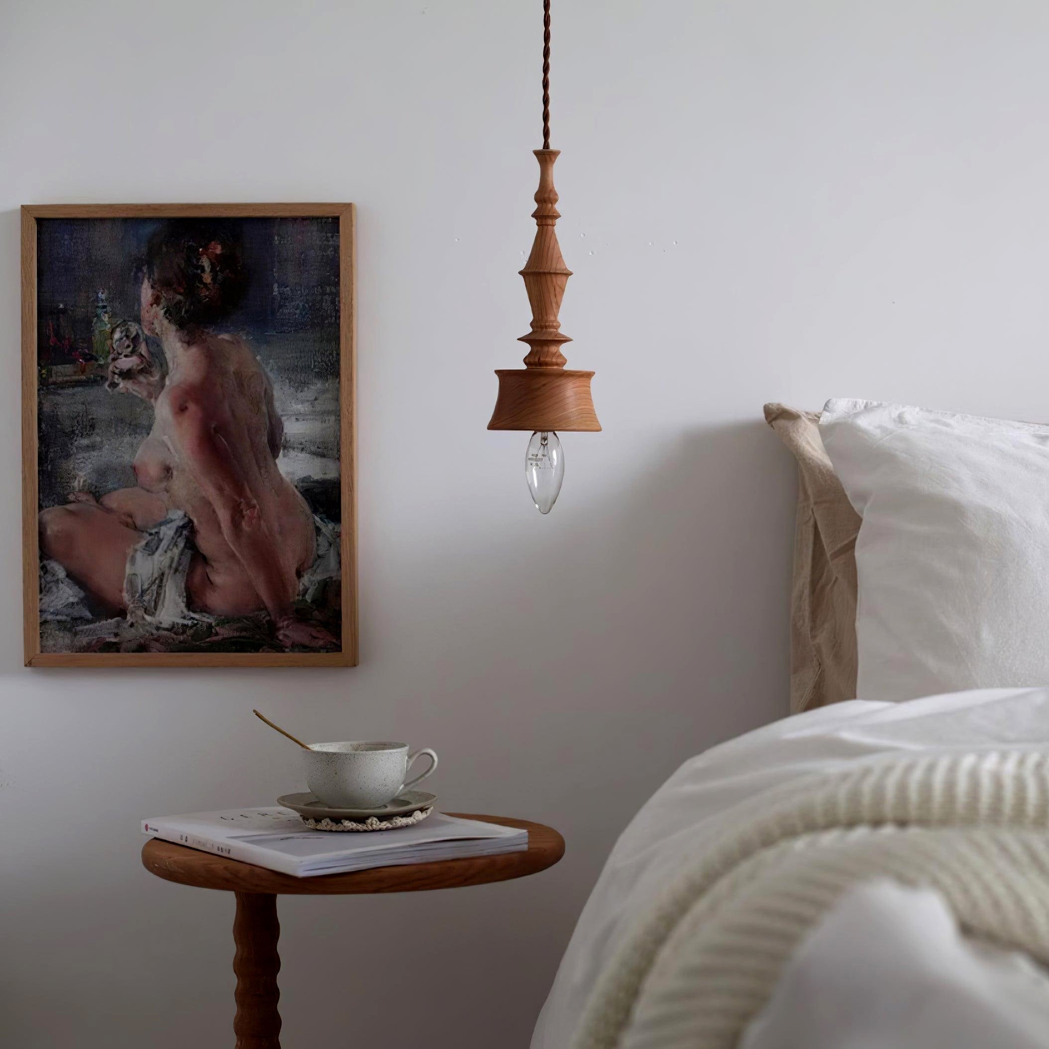 Iraeiel Ancien Minimaliste Bois Suspension - Neutralighting