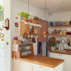 Iraeiel Ancien Minimaliste Bois Suspension - Neutralighting