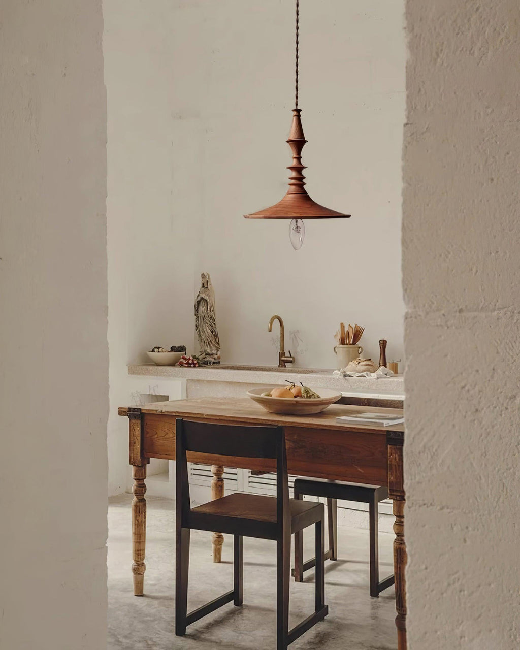 Iraeiel Ancien Minimaliste Bois Suspension - Neutralighting