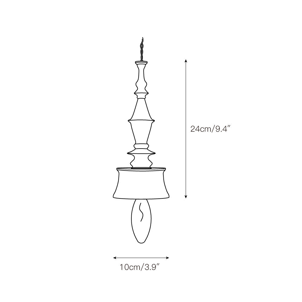Iraeiel Ancien Minimaliste Bois Suspension - Neutralighting