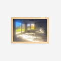Magdalene Lampe Murale en Bois Art Mural Chien au Soleil - Neutralighting
