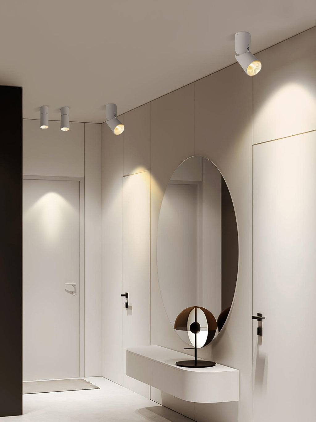 Lustra Plafonnier LED Projecteurs Sunny Ajustables - Neutralighting