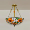 Tiffany Chandelier en Verre en Forme de Bol - Neutralighting