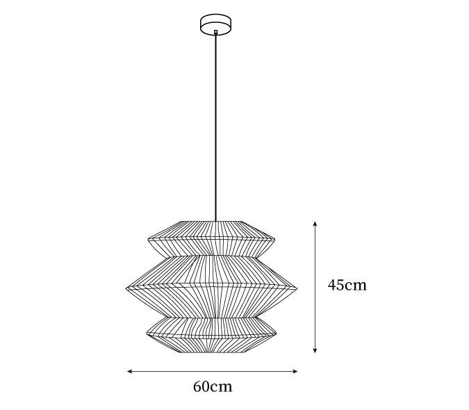 Suru Lampe Suspendue Tissée Île Organique - Neutralighting