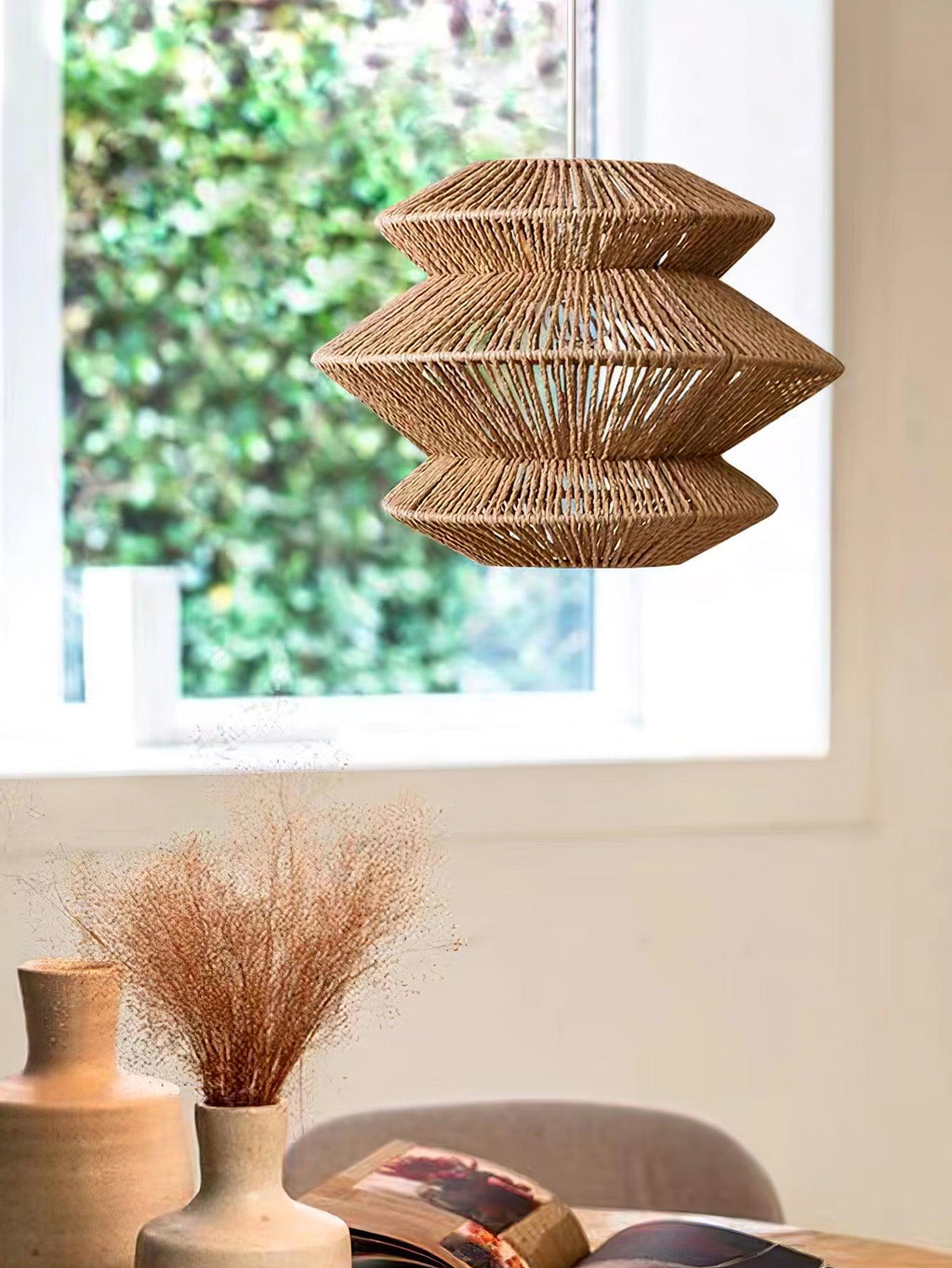 Suru Lampe Suspendue Tissée Île Organique - Neutralighting