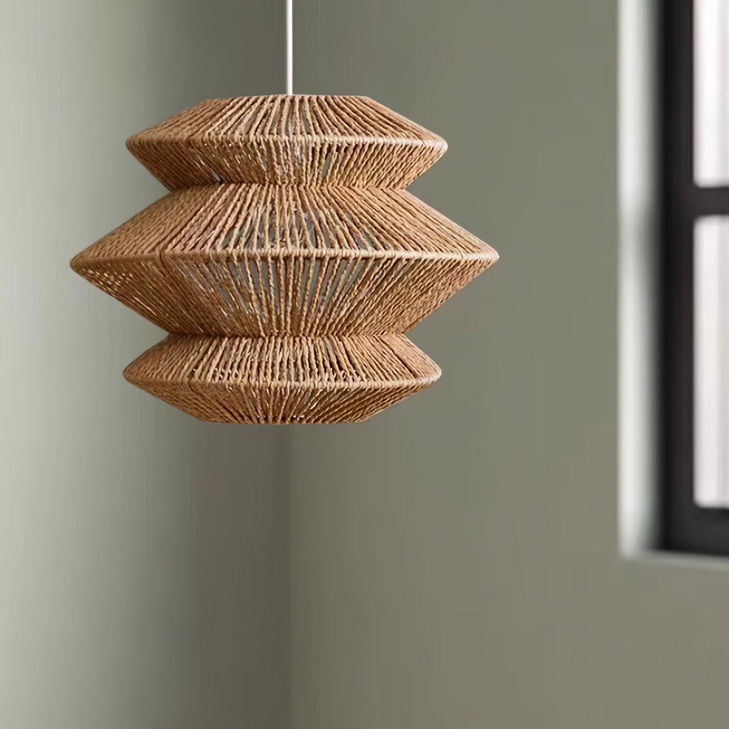 Suru Lampe Suspendue Tissée Île Organique - Neutralighting