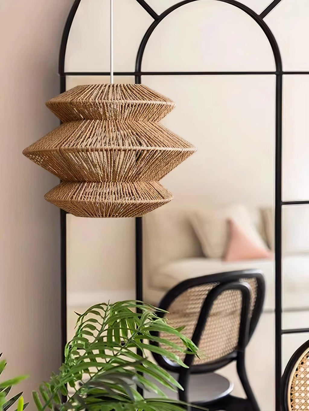 Suru Lampe Suspendue Tissée Île Organique - Neutralighting