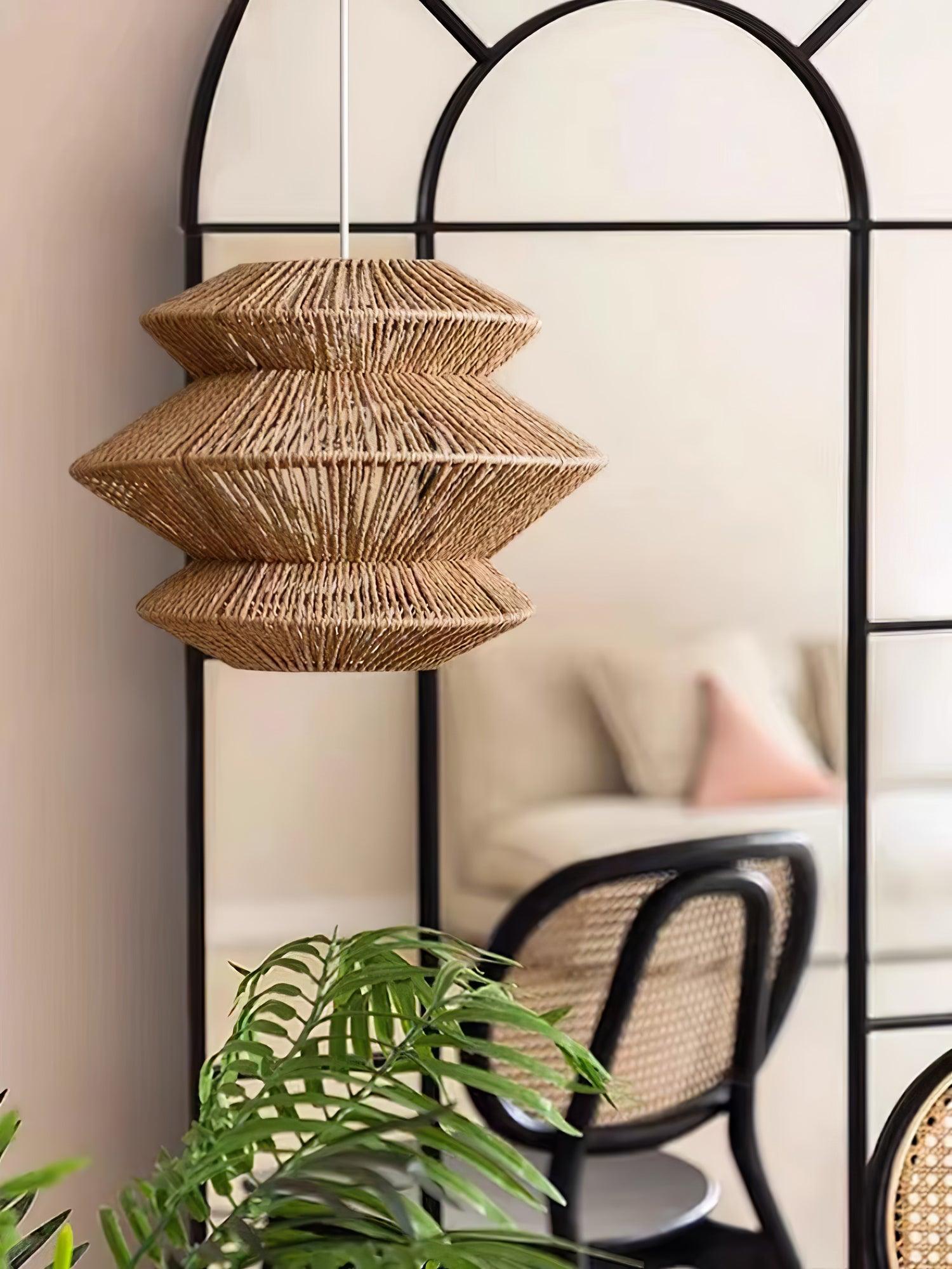 Suru Lampe Suspendue Tissée Île Organique - Neutralighting