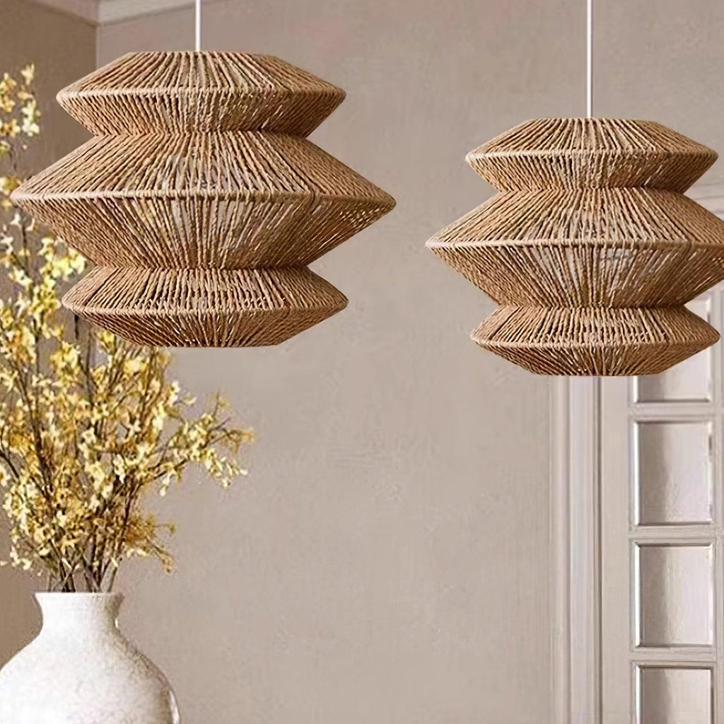 Suru Lampe Suspendue Tissée Île Organique - Neutralighting