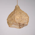 Suspension en raphia - Forme fleur