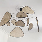 Lustra Lampe Pendante Rattan Swag Industrielle - Neutralighting