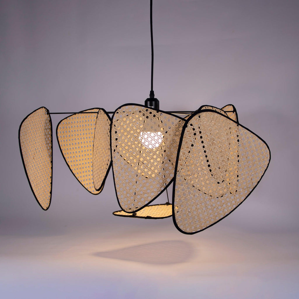 Lustra Lampe Pendante Rattan Swag Industrielle - Neutralighting