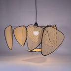 Lustra Lampe Pendante Rattan Swag Industrielle - Neutralighting