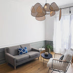 Lustra Lampe Pendante Rattan Swag Industrielle - Neutralighting