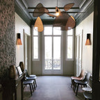 Lustra Lampe Pendante Rattan Swag Industrielle - Neutralighting