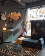 Lustra Lampe Pendante Rattan Swag Industrielle - Neutralighting