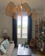 Lustra Lampe Pendante Rattan Swag Industrielle - Neutralighting