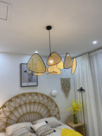 Lustra Lampe Pendante Rattan Swag Industrielle - Neutralighting