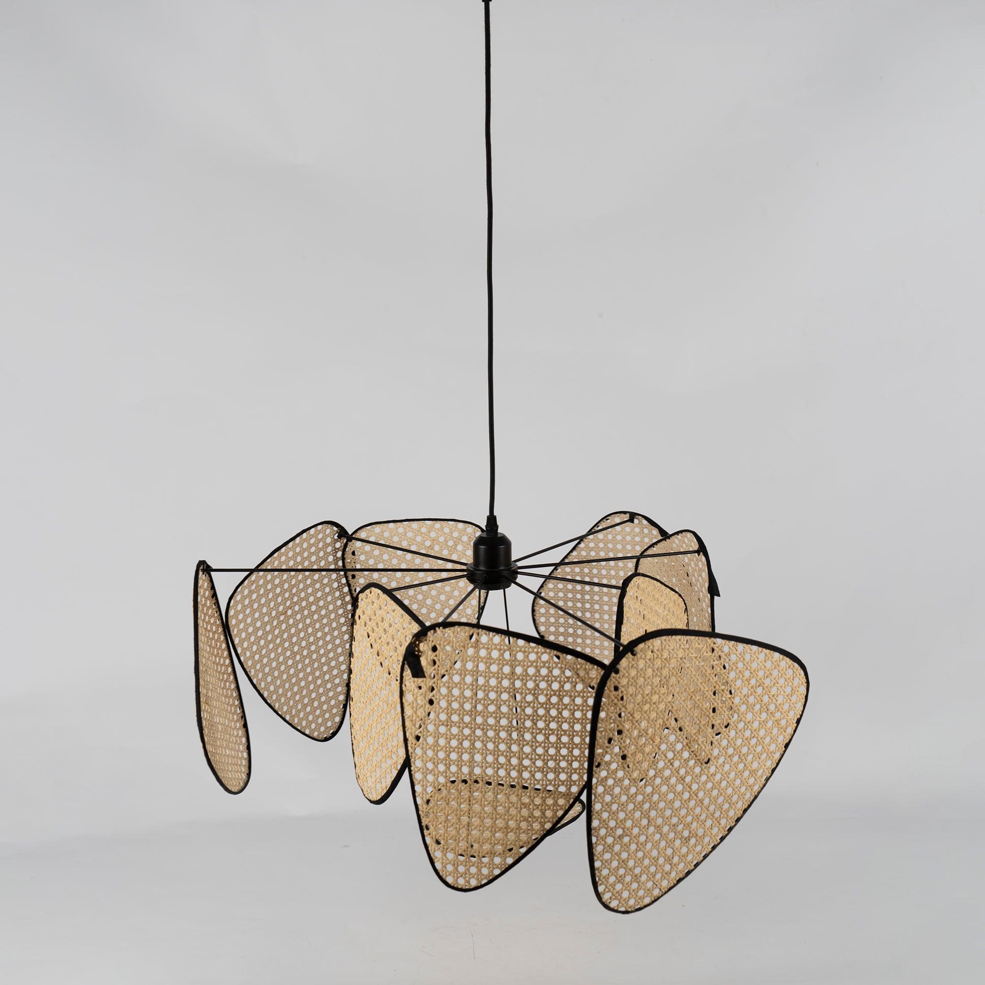 Lustra Lampe Pendante Rattan Swag Industrielle - Neutralighting