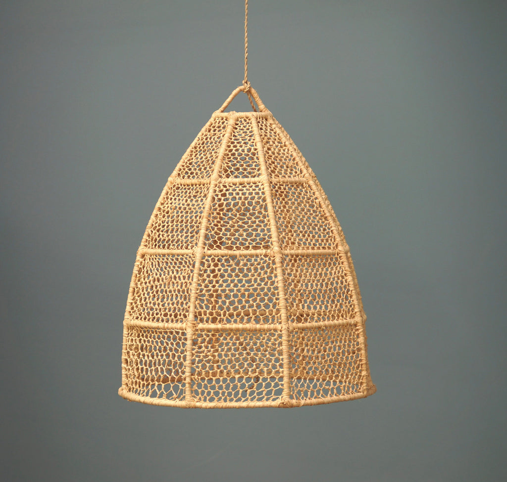 Suspension en dentelle de raphia - Droite