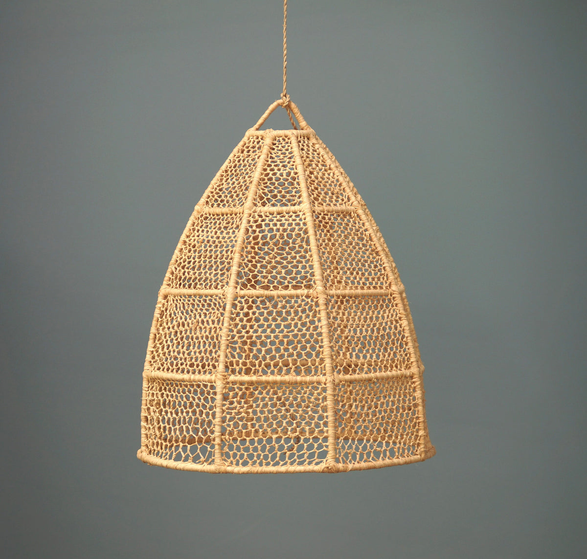 Suspension en dentelle de raphia - Droite