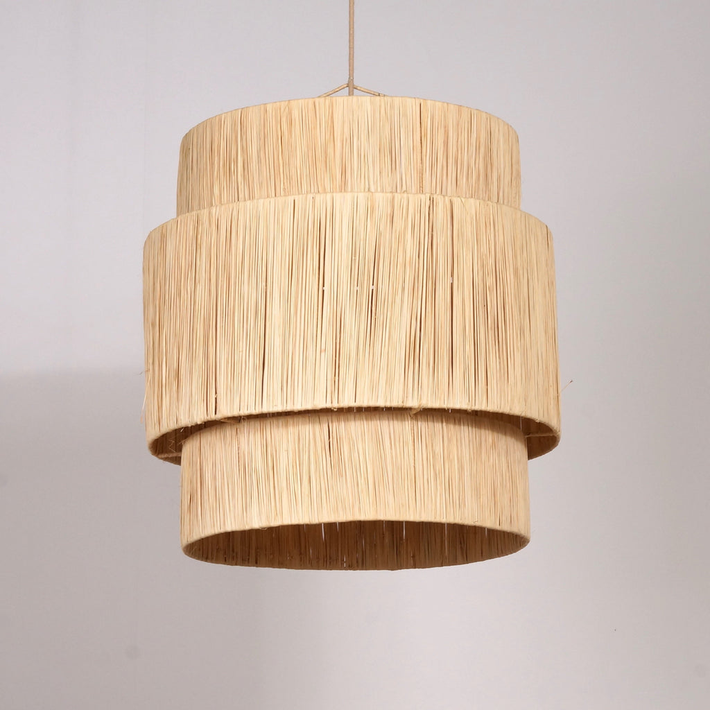Suspension en raphia - Triple