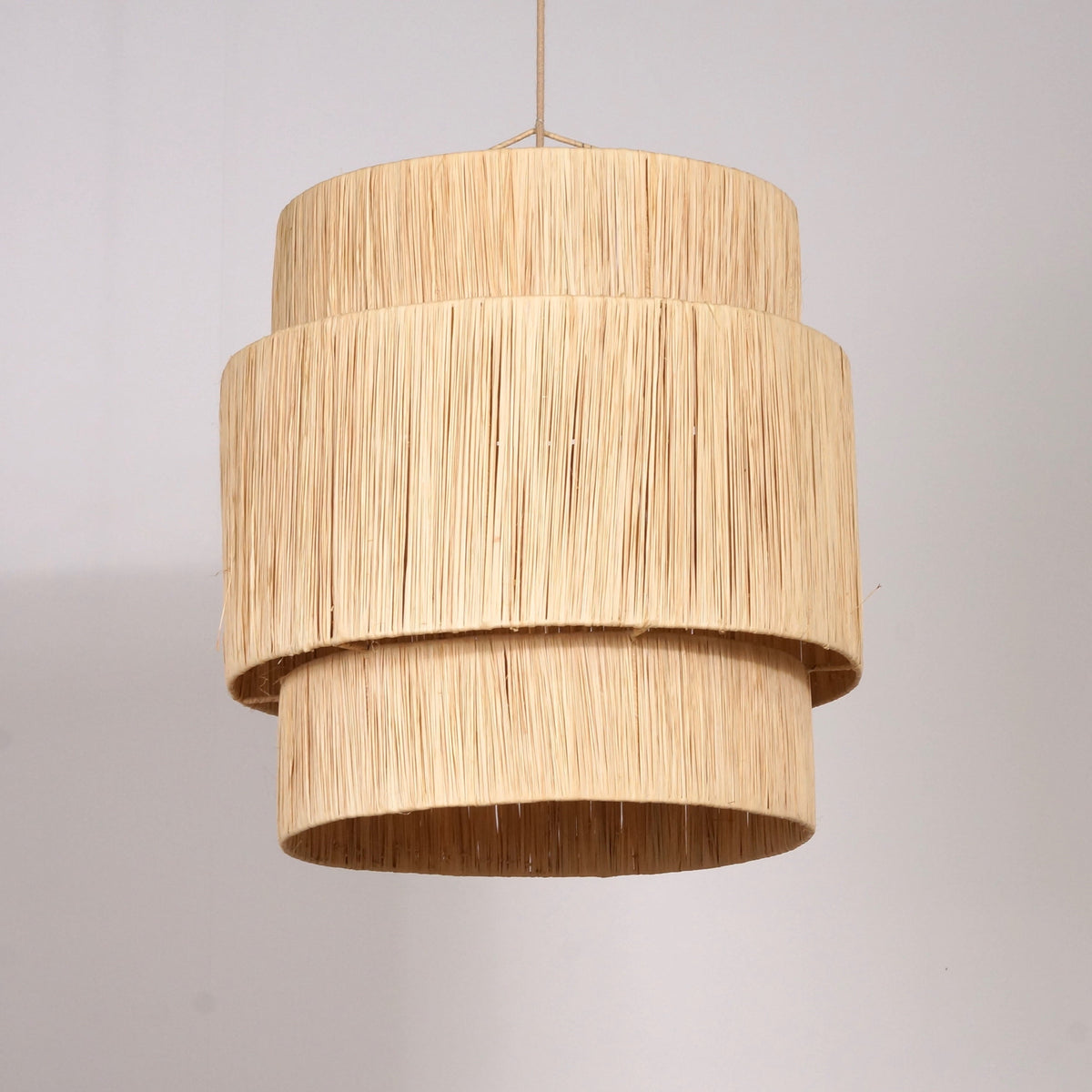 Suspension en raphia - Triple