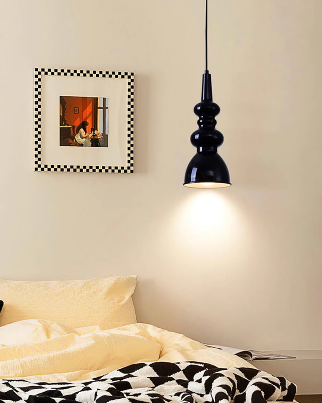 Aurvaror Nordic Art Noir Suspension Lumière - Neutralighting