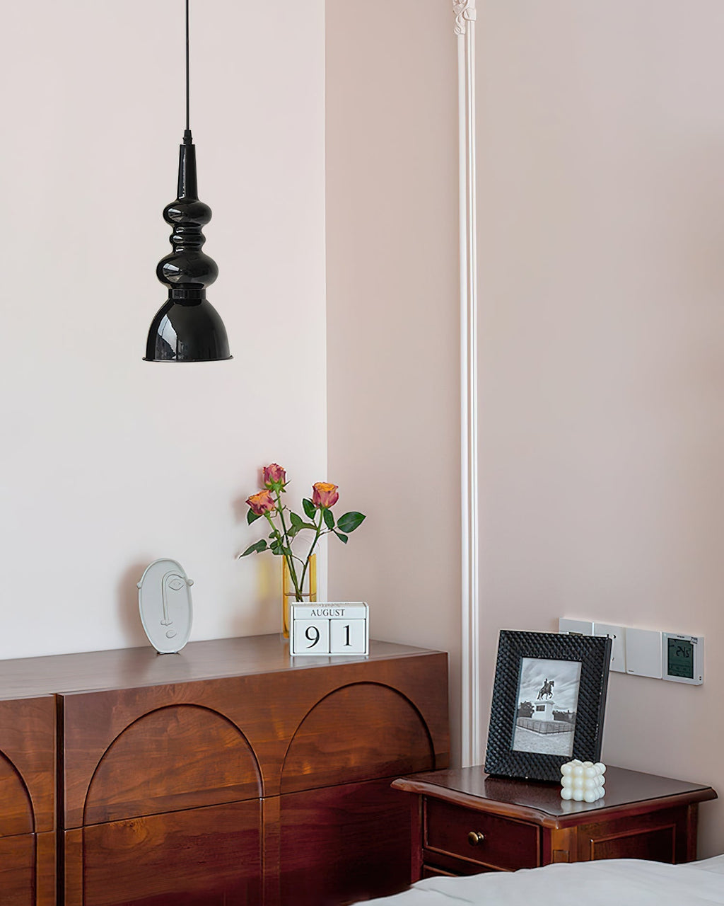 Aurvaror Nordic Art Noir Suspension Lumière - Neutralighting