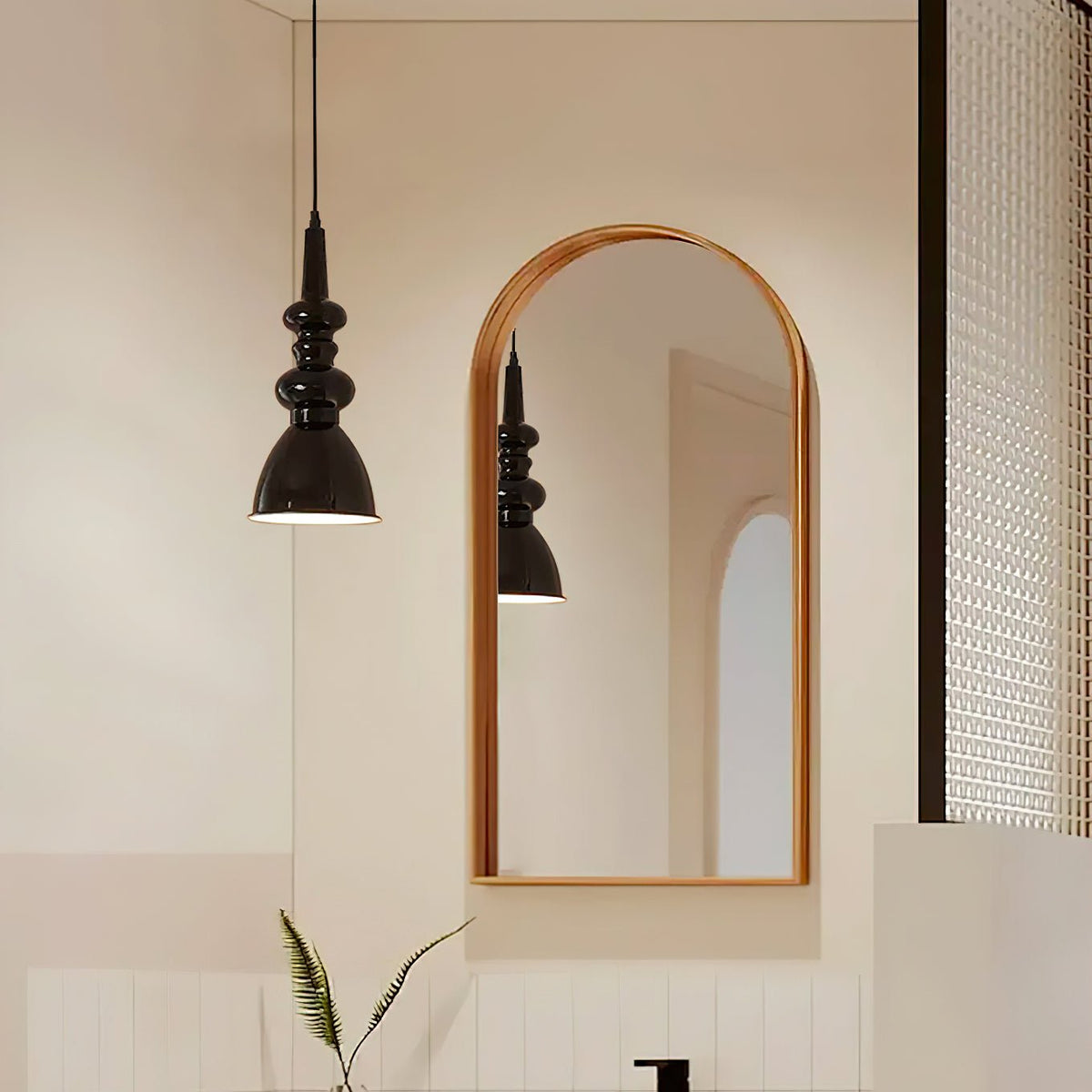 Aurvaror Nordic Art Noir Suspension Lumière - Neutralighting